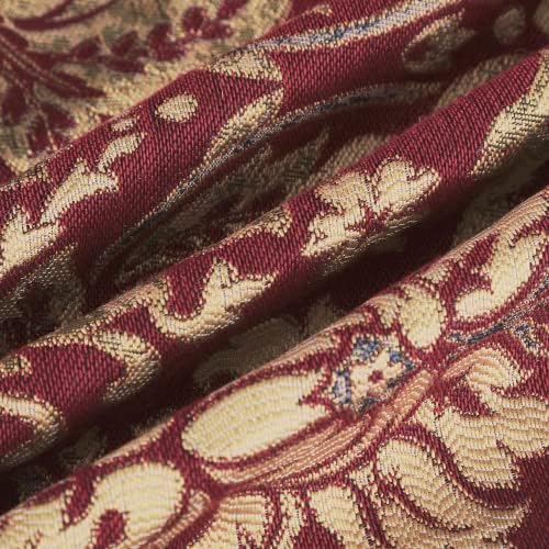 Loom and Mill Damask Sofa Cover with Tassels