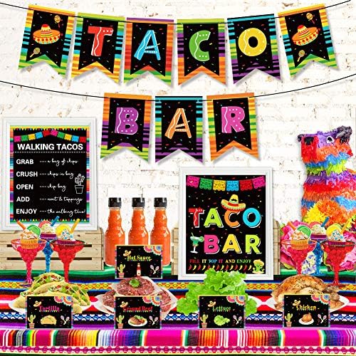 Taco Bar Decoration Kit for Mexican Fiesta Parties 1