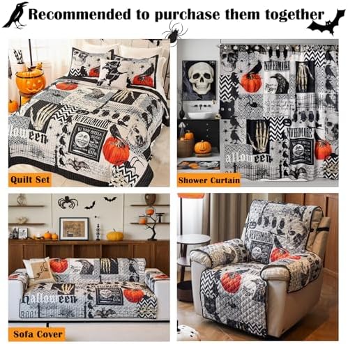 EVENHUG Halloween Sofa Cover for Home Decor 1