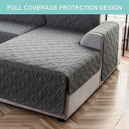 Genina 100 Waterproof Sectional Couch Covers for Dogs and Kids