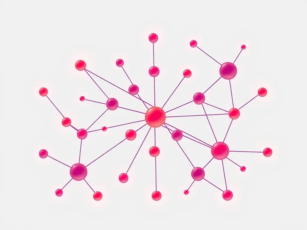 An image illustrating decision topology, with interconnected nodes representing different decision points and their relationships.